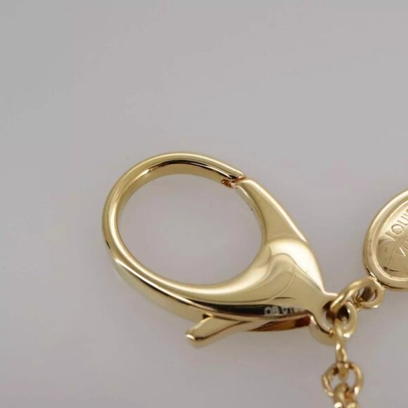 LOUIS VUITTON Bijoux Sac Carrousel Charm metal Gold M66782 LV Auth - Picture 14 of 16